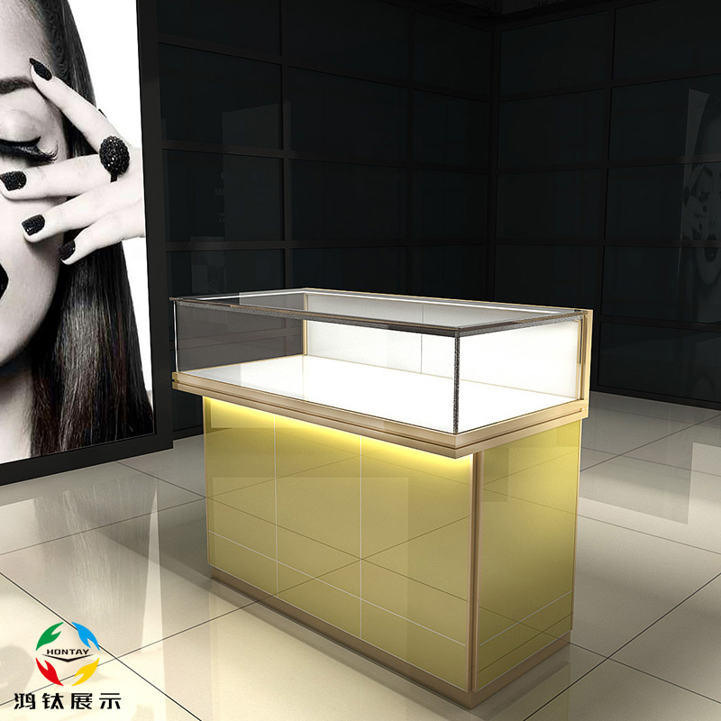 藝術玻璃珠寶展示柜A款