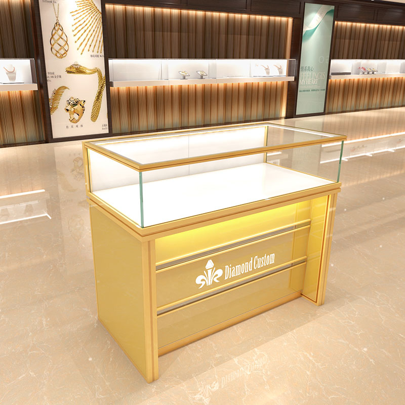 黃金珠寶展示柜柜臺(tái)Q款