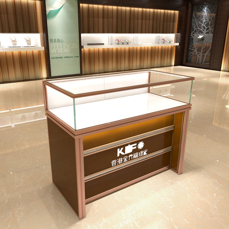 黃金珠寶展示柜柜臺(tái)Q款
